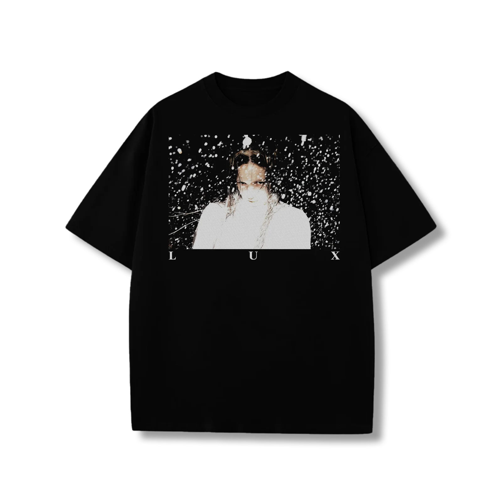 Y2k Print Tops Singer Rosalia Lux T-shirt Print Fashion Retro Top Trend Sports Street Wear Casual T-shirt Round Neck Top Unisex