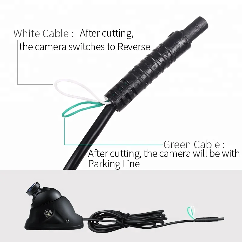 2PCS Multi-function New Style Car Camera Hidden In Rearview Mirror Right Side View Camera For Driver