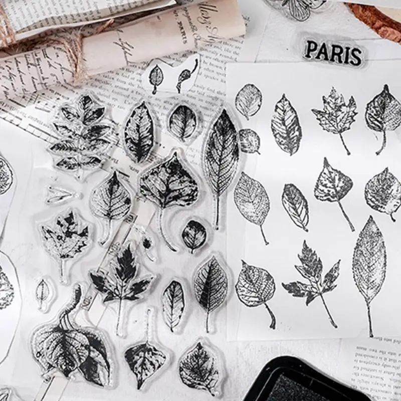 Blessing Clear Silicone Stamps Decorative Transparent Rubber Seal Stamp for DIY Photo Album Crafts Journaling Supplies