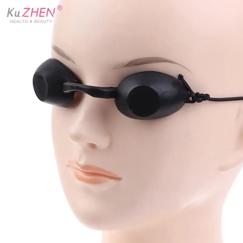 Light Blocking Soft Silcone Eye Mask Beauty Devices Protective Eyepatch Laser Light Eye Shields Safety Goggles Sunbathing