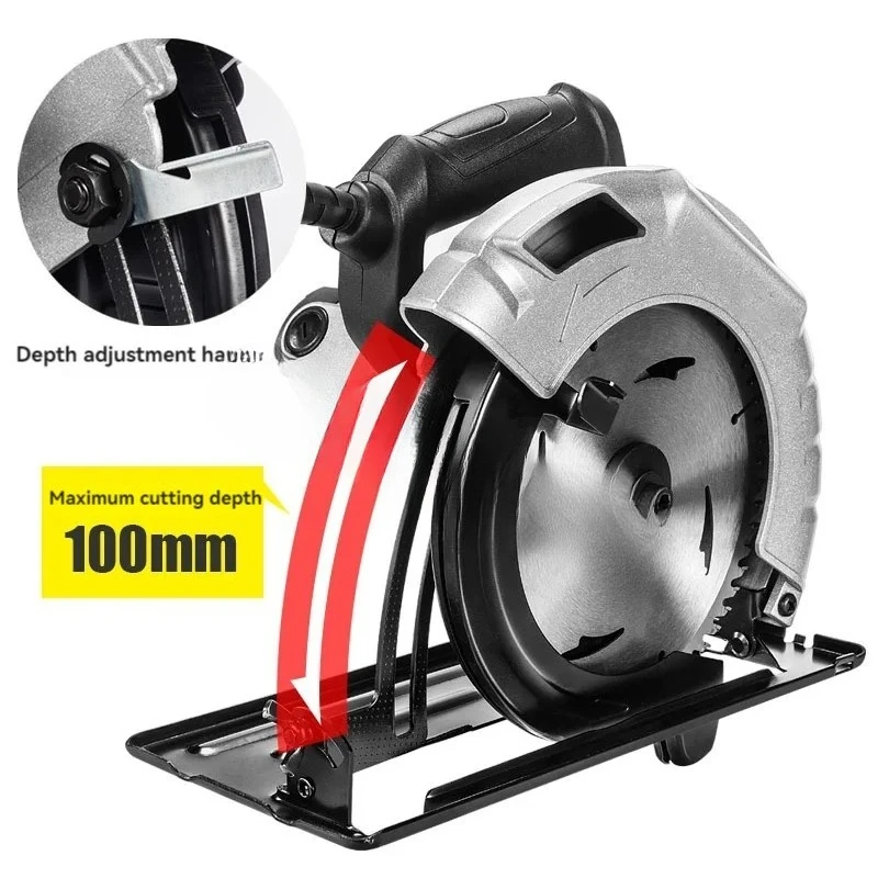 8-Inch Portable Inverted Table Saw, Woodworking Tool, Electric Electric Saw, High-Power Cutting Mach 220V Electric Circular Saw