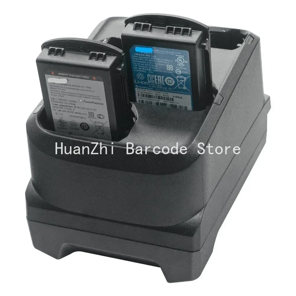 4-Slot Battery Charging Cradle + Adapter Power Supply for Zebra MC3200 MC3300 MC330M MC330K