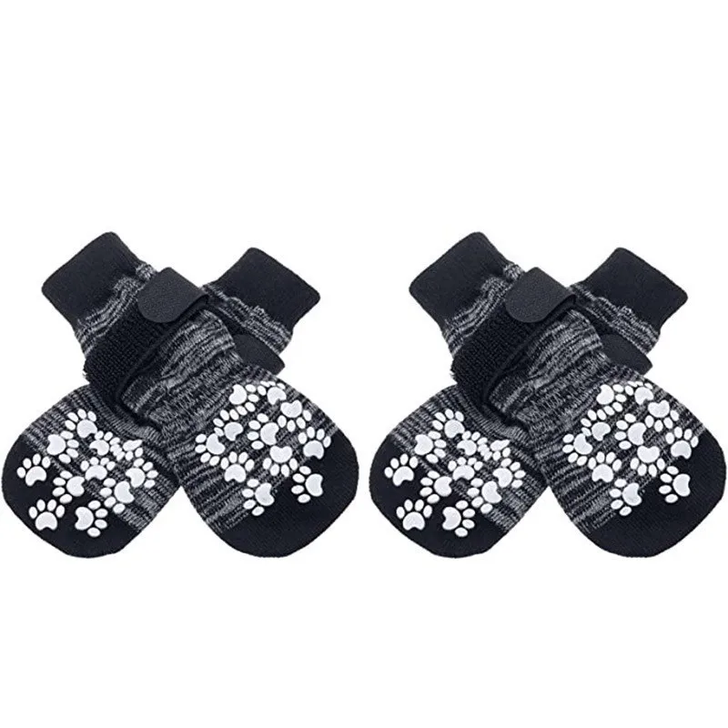 New Medium To Large Dog Paw Protectors Non-slip Waterproof Silicone Socks For Indoor And Outdoor Use Breathable Warm For Winter