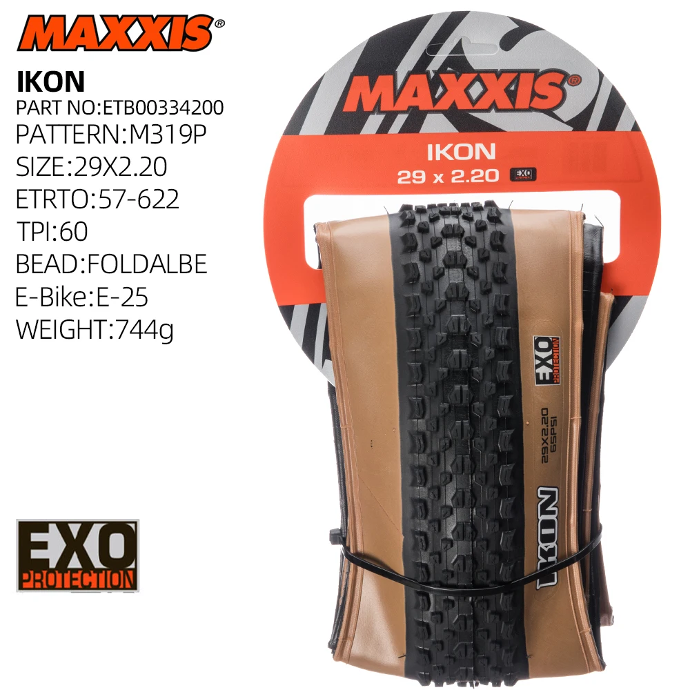 29X2.20 57-622 MAXXIS IKON MOUNTAIN BICYCLE TIRE OF MTB BIKE TYRE 29INCHES 29ER ETB00334200