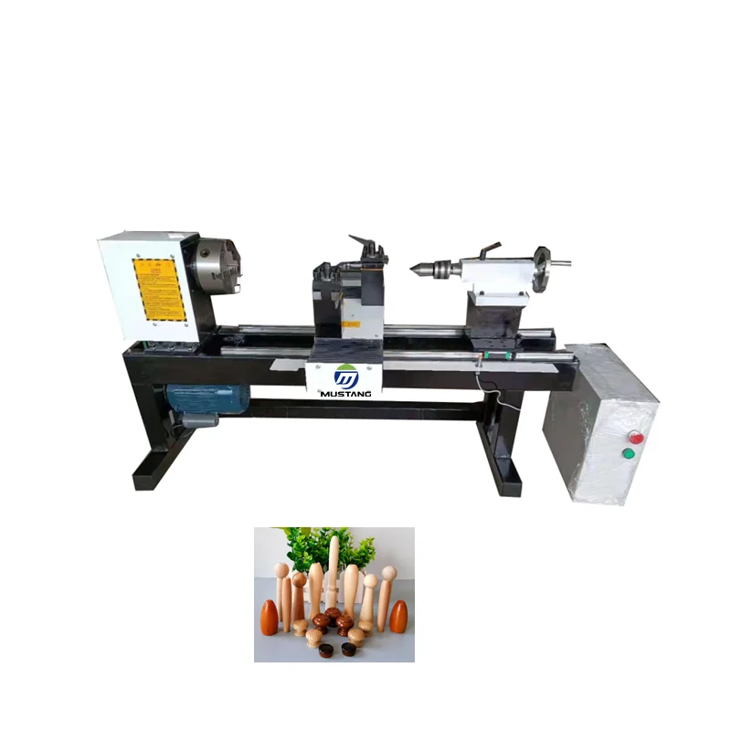 CNC Wood Cups Bowls Making Machine Lathe with 1.1KW Motor Multifunctional MT-A26  4 Axis Small Mini