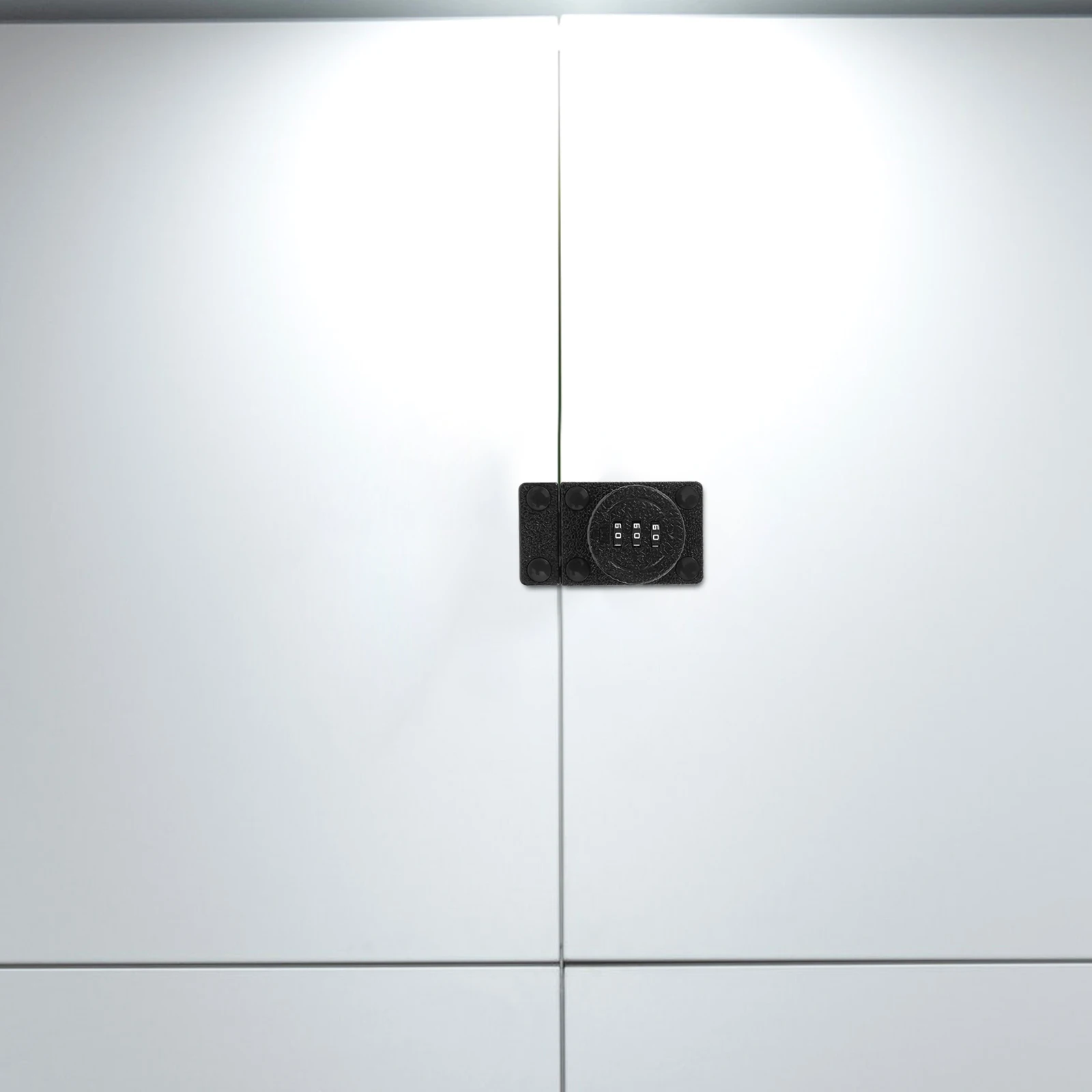

No-Drill Keyless Cabinet Lock Password Security Latch Zinc Alloy Anti-Theft Bolt For Closet Sliding Doors Easy Install Push