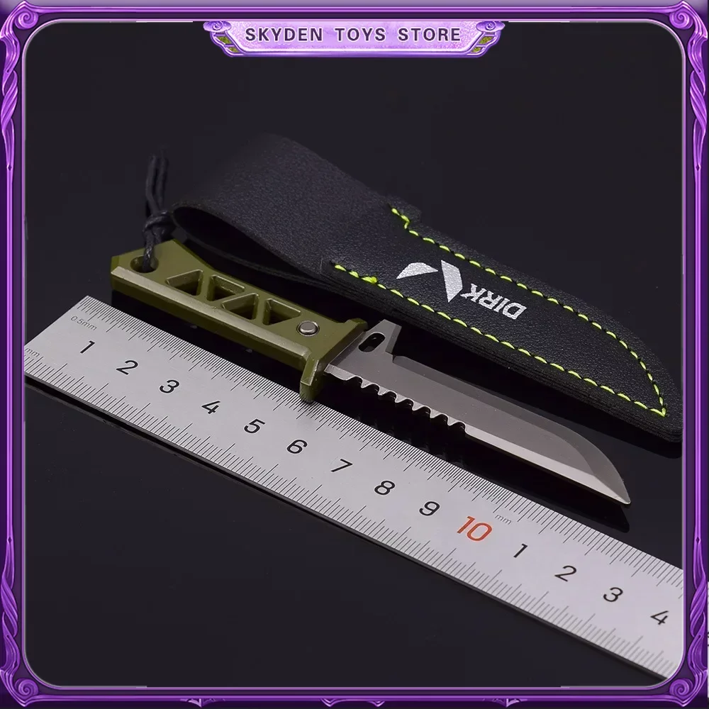 Valorant Weapon Melee Xenohunter Knife Mini Weapon Model 12cm Metal Game Peripheral Sword Uncut Blade Keychain Toys Kids