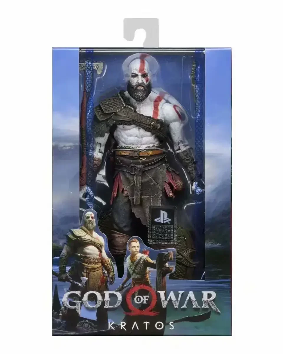 NECA God of War Ghost of Sparta Kratos figura de acción de PVC, estatua de juguete, regalo de colección, muñeca para niños, regalo de vacaciones para niños, 18cm