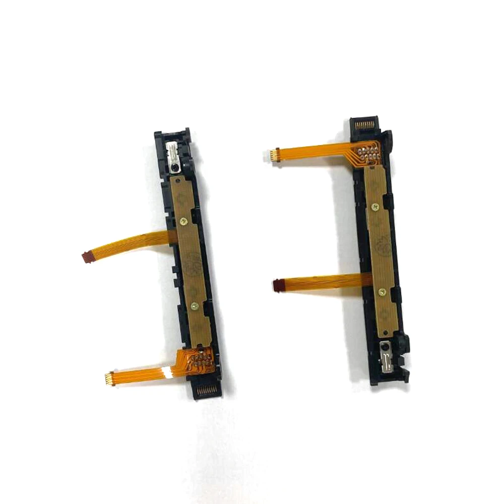 1 زوج استبدال ل Joy con اليسار اليمين المنزلق السكك الحديدية مع SL SR زر للتبديل Joycon تحكم إصلاح مع الكابلات المرنة