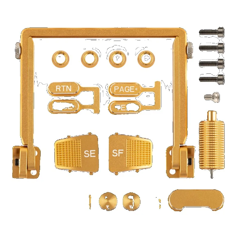 Boxer Remote Control CNC Metal Upgrade Button Handle Carbon Fiber Color Shell Accessories Set