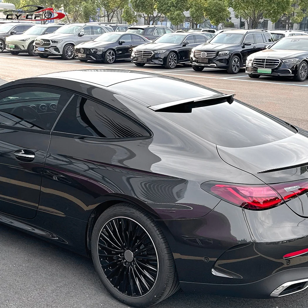 For Mercedes-Benz CLE Coupe CLE260 CLE53 CLE300 450 2024 C236 Rear Spoiler Mid Trunk Lip Tail Roof Middle Tailgate Wing Splitter