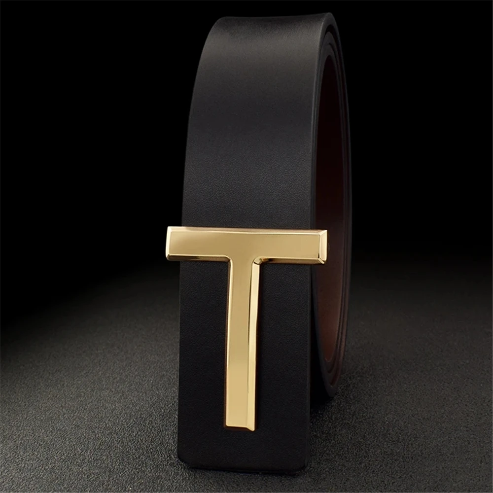 Hohe Qualität 3,8 cm Leder Business Männer Gürtel Luxus Marke Designer berühmte Gürtel für männer Jeans Strap Männlich Metall schnalle gürtel