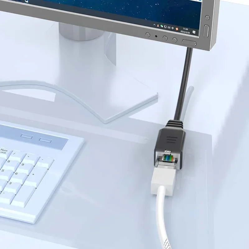 FT كابل إيثرنت Cat 5e 6 كابل إيثرنت 20 متر شقة Cat5 Lan كابل RJ45 شبكة التصحيح ل PS PC مودم راوتر التخليص Rj45