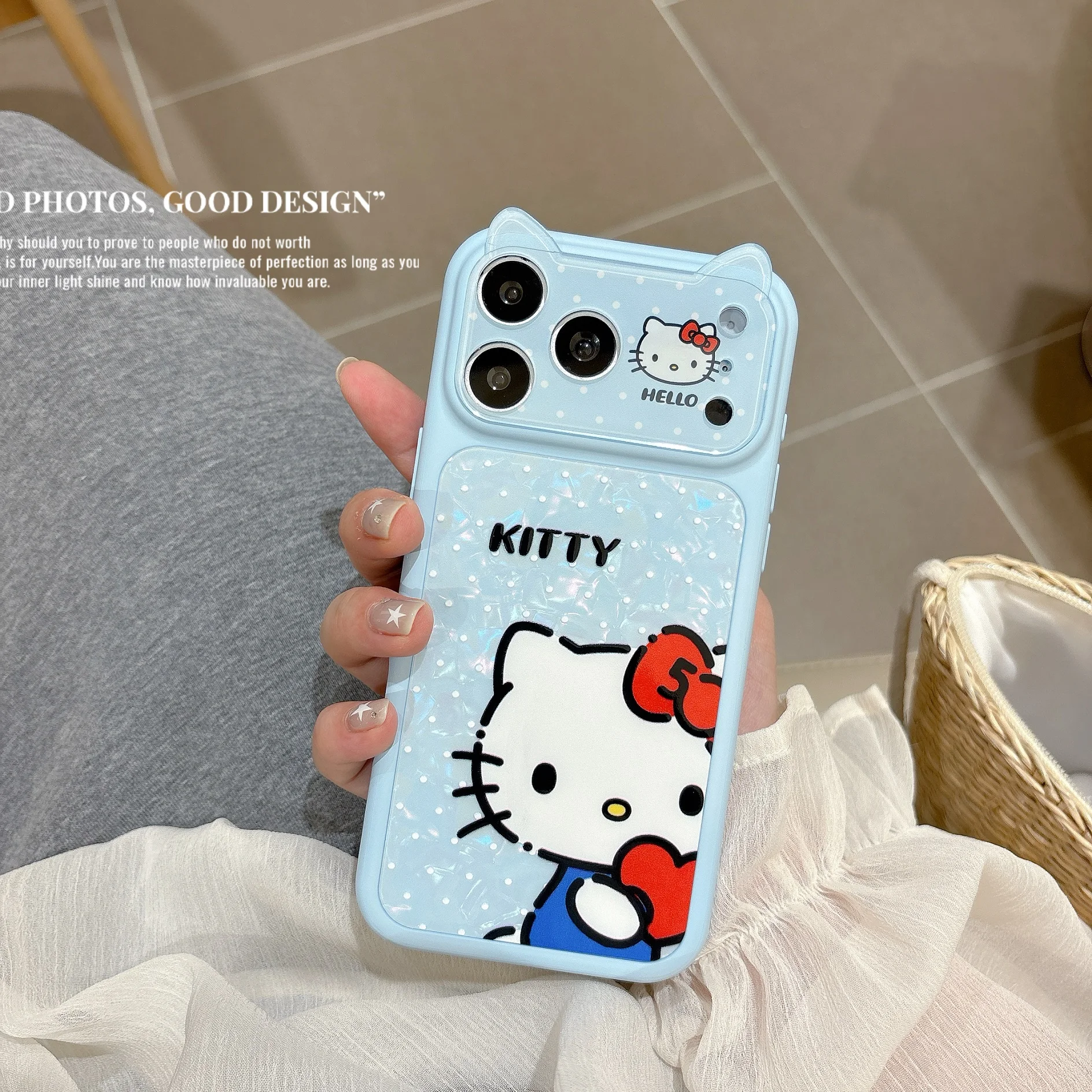 Cute Cartoon Y2K Hello Kitty Mobile Phone Case for IPhone 17 Pro Max 17 Pro 16 Pro Max 17 16 15 Pro Max Phone Case view 2