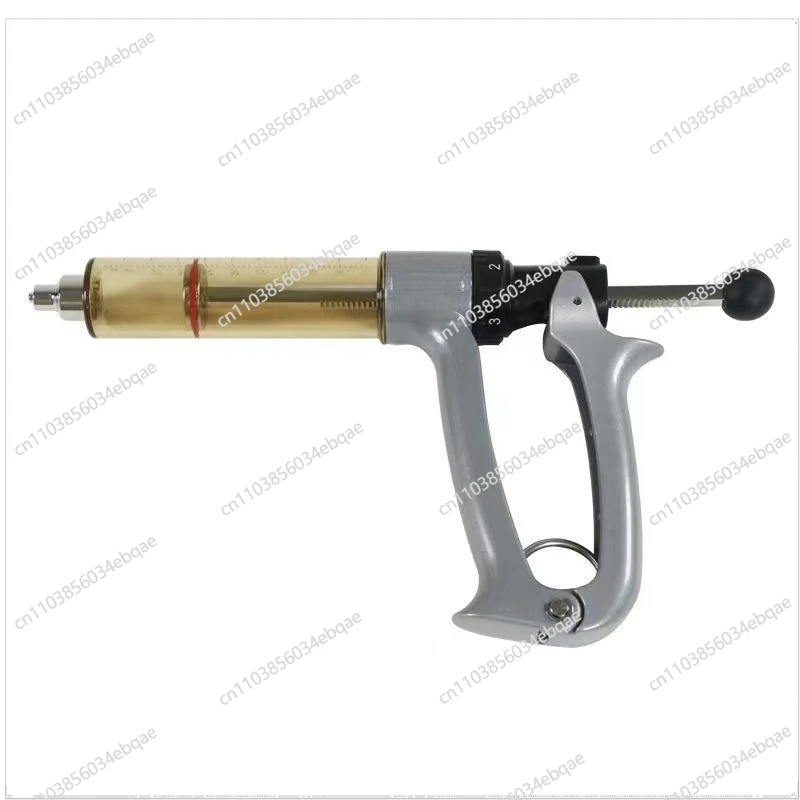 Veterinary Tie Rod Syringe Semi-automatic Continuous Syringe 50ml25 Adjustable