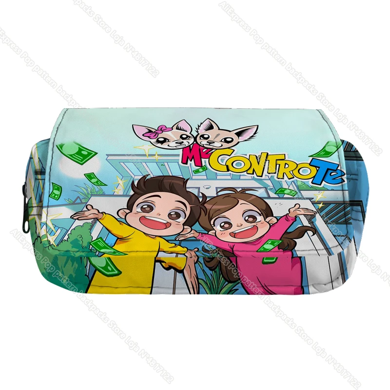 Me Contro Te Pencil Case Kawaii Pencil Box School Students Supplies Pen Storage Bag Box Pencils Pouch Stationery