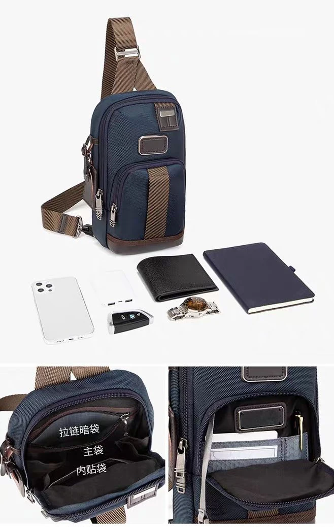 La borsa a tracolla in nylon balistico può espandere la borsa sportiva e per il tempo libero da uomo di lusso leggera e multifunzionale