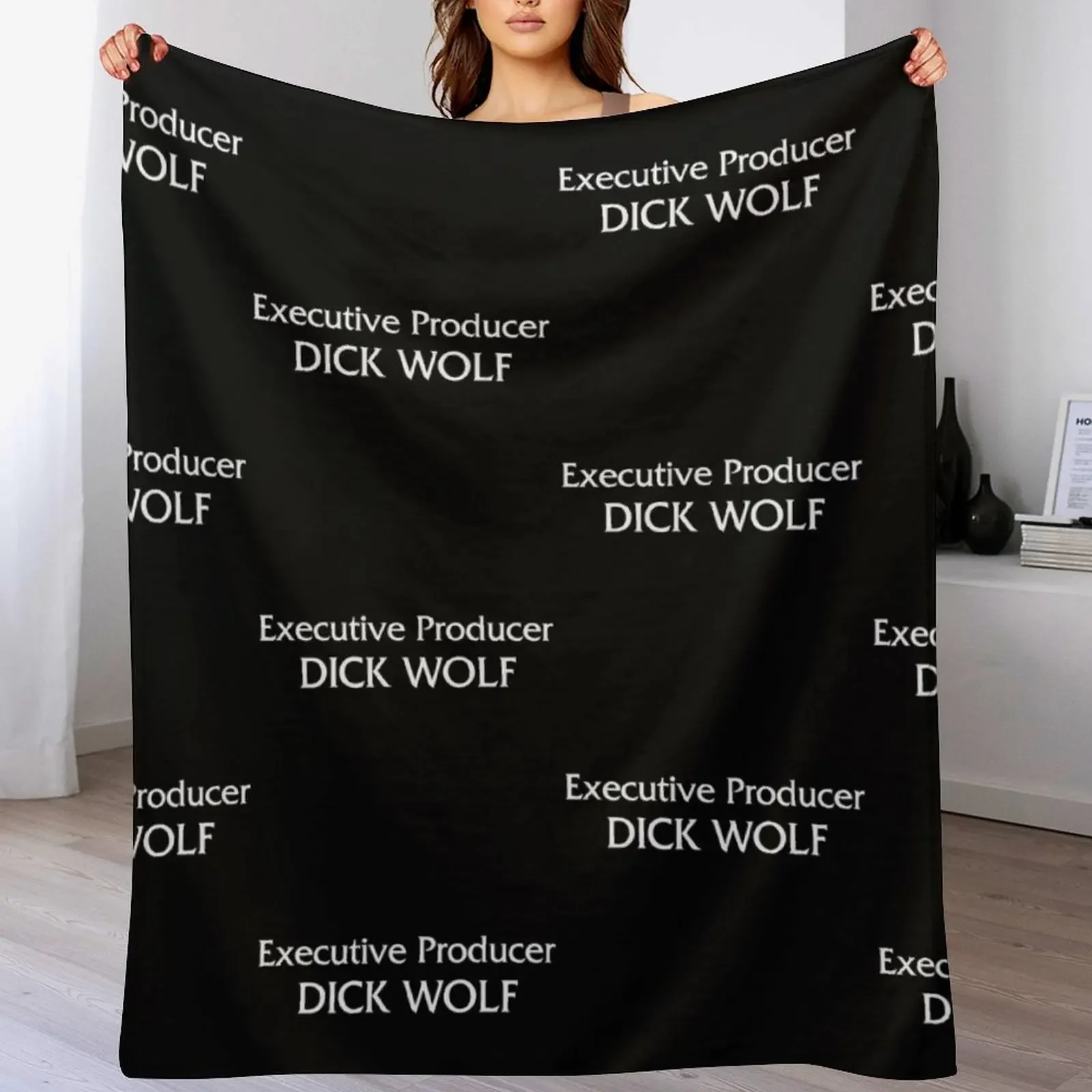 Executive Producer Dick Wolf Throw Blanket christmas gifts Flannel Fabric Decorative Sofa Blankets