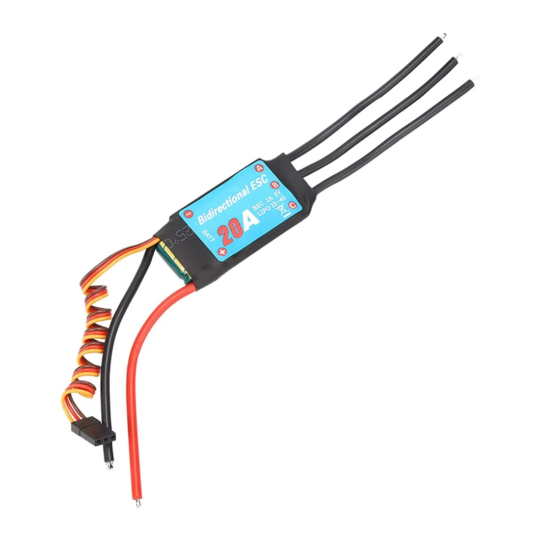 Moderner bidirektionaler ESC 20A bürstenloser Regler für Fernbedienungsschiff (20A)