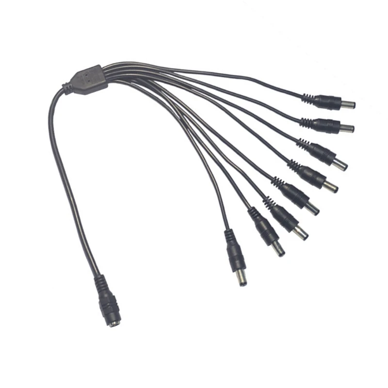 Đầu Nối Nữ Đến Nam DC5521 Dây 5.5 Mm X 2.1 Mm Cáp Chia Nguồn Cho Camera Quan Sát Xe Giám Sát Đèn LED