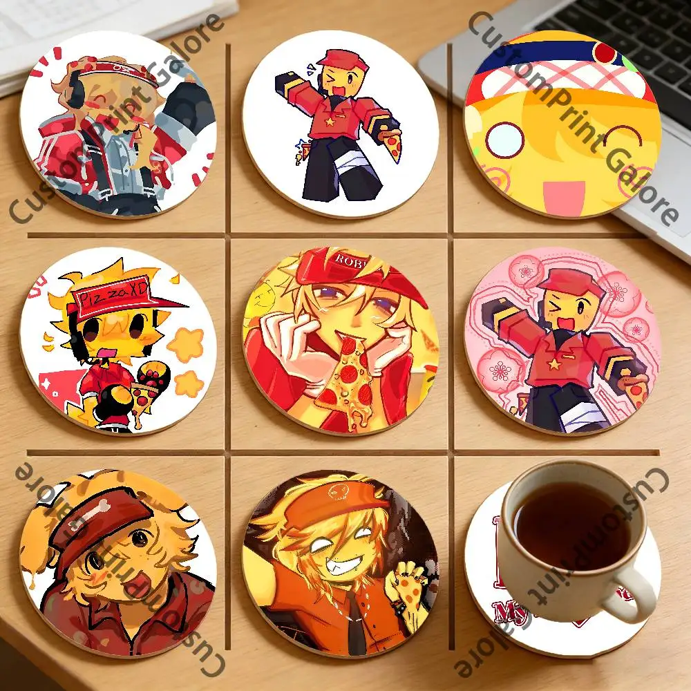 

F-ForsakenS E-Elliot Eco-Friendly Pine Coasters HD Print Design Non-Slip, Heat-Resistant Table Protection