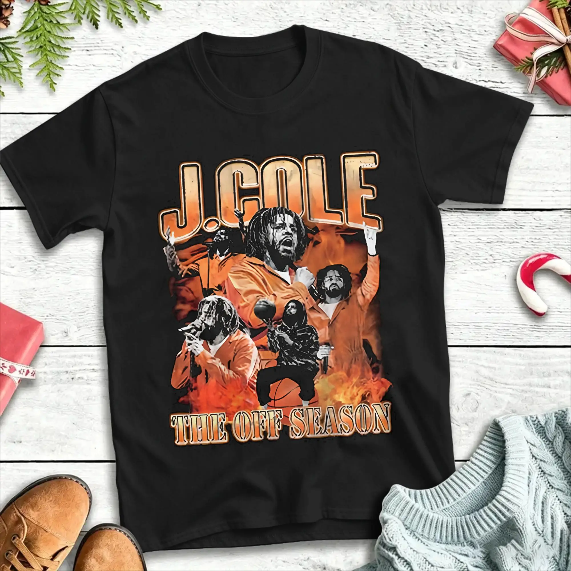 J. Cole The Off-Season T-Shirt Summer  Vintage T-Shirts 100 Cotton Fashion Tshirt For Man Casual Tees