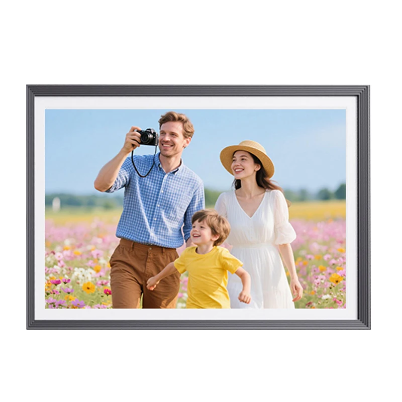 Digital Picture Frame with 32GB, 10.1 Inch Smart WiFi Digital Photo Frame Touch Screen, Upload Photos Video Via Free App