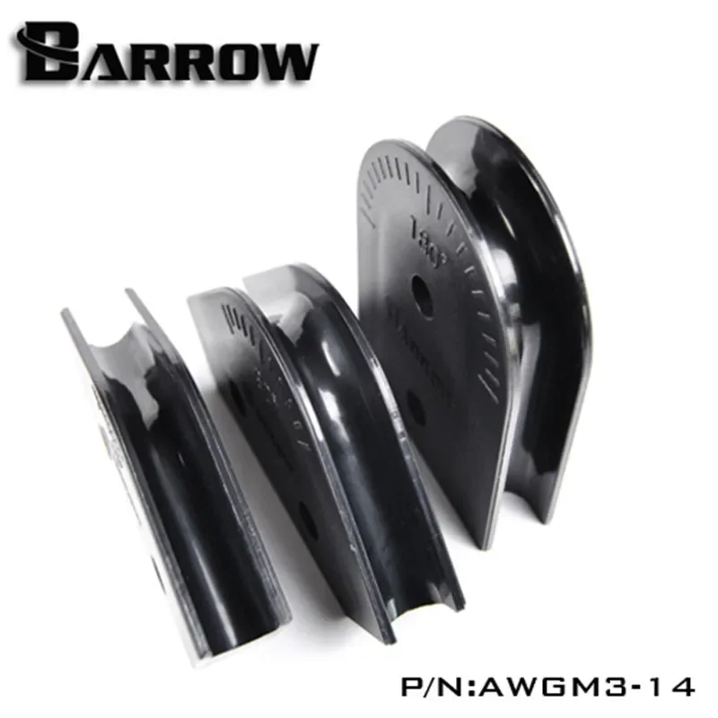 Barrow PETG Hard Tube Bend Tool Kits 3 In 1 for OD14mm 16mm Acrylic Pipe 45° 90° 180° Angling Process, AWGM3