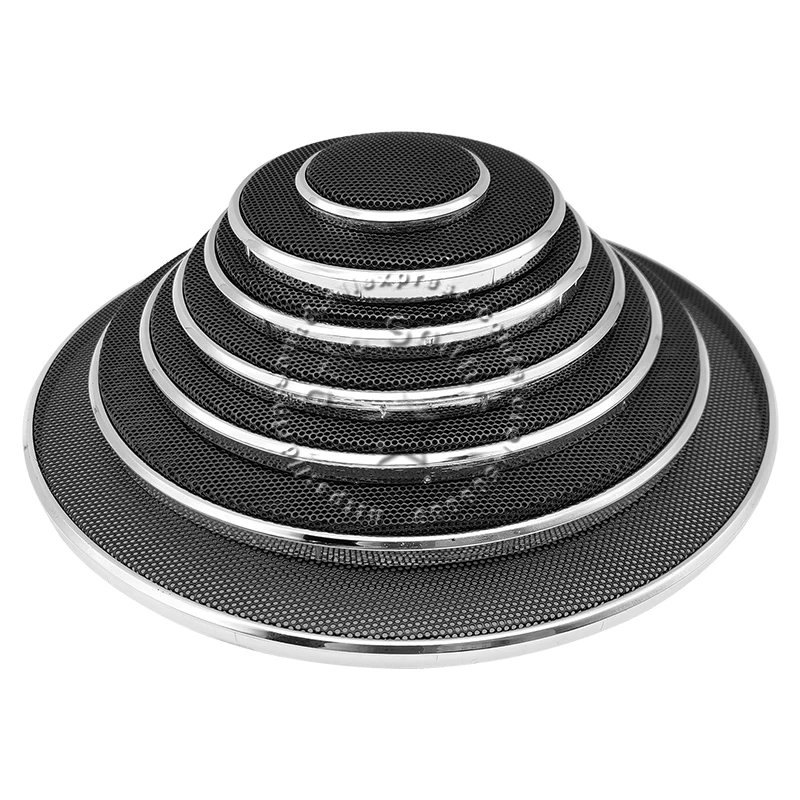 Cubierta de red de conversión de altavoz de Audio, círculo decorativo, malla de Metal, protección de rejilla, 21a, 1 ", 2", 3 ", 4", 5 ", 6,5", 8"