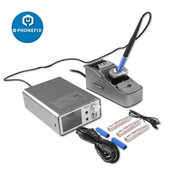 AIXUN T3B Intelligent Soldering Station Electric iron Soldering Kit with T115 T210 Handle Tips for Phone SMD BGA Welding Tools