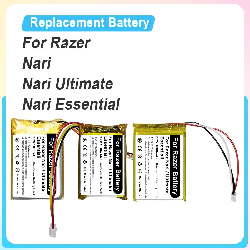 Replacement Headset Battery For Razer Nari Ultimate Nari Essential RC30-026901