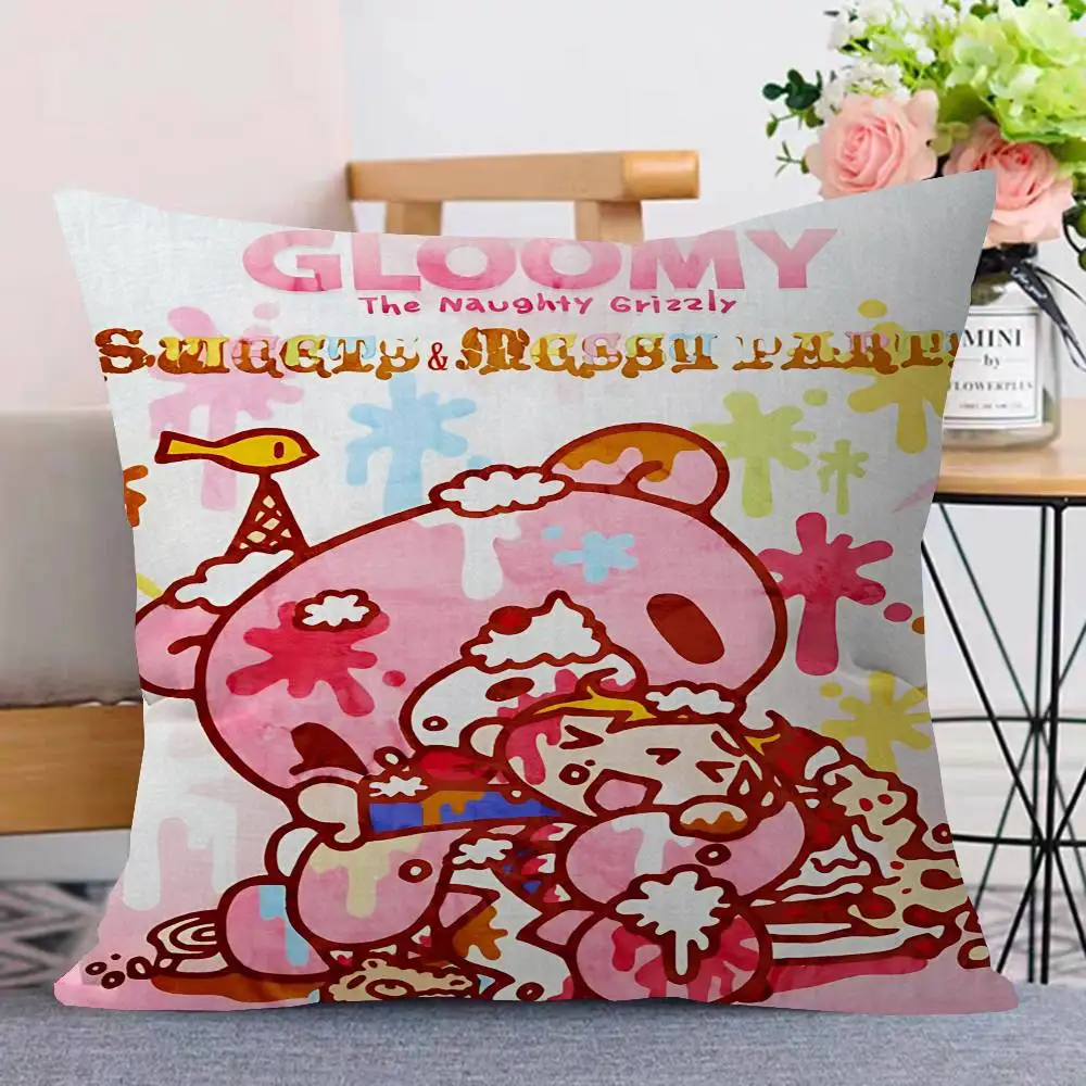 Cartoon G-gloomy Bear Lucky Dragon pillow cover sofa cushion cover home room decoration children gift