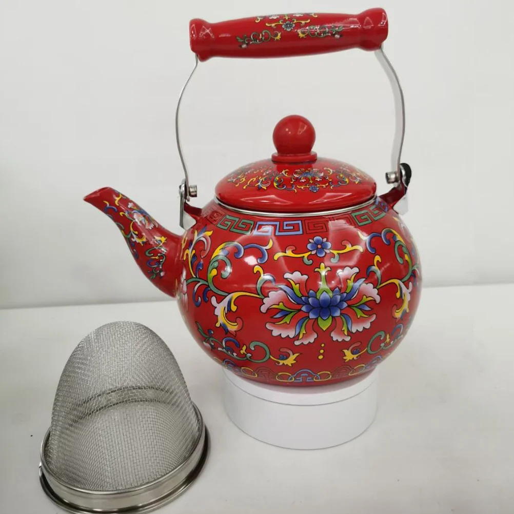 

Thick Enamel Tea Stovetop Water Kettle Boiling Kettle For Home Office Large Capacity Kitchen Teapot Gas Electric Induction