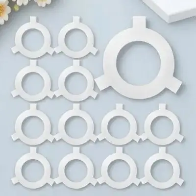 20 قطعة غطاء مصباح محول حلقة E27 إلى E14 تقليل محول خفيفة الوزن البلاستيك عاكس الضوء تركيب استبدال أجزاء الإضاءة #6