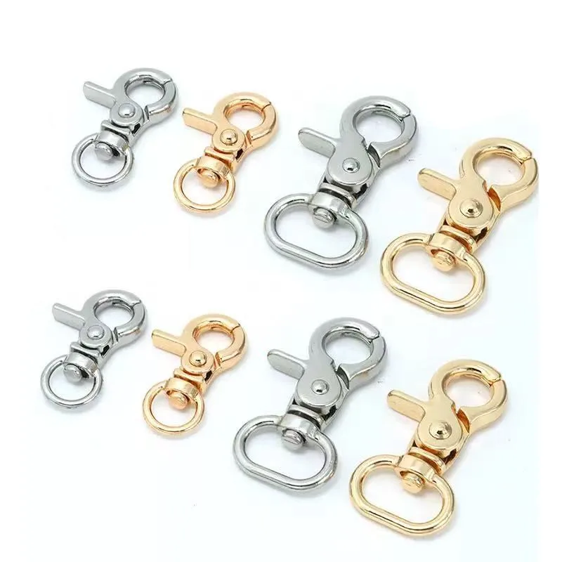 5/20/50Pcs 19/38mm Metal Buckle Swivel Lobster Clasp for Bag Strap Chain Dog Collar Carabiners Trigger Snap Hook DIY Accessories