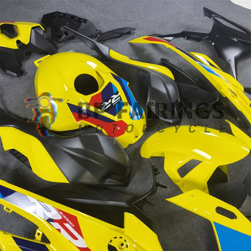 For BMW S1000RR 2023 2024 Fairing Accessories Full Fairings Panel Kit Higher Quality ABS Plastic Injection set Yellow