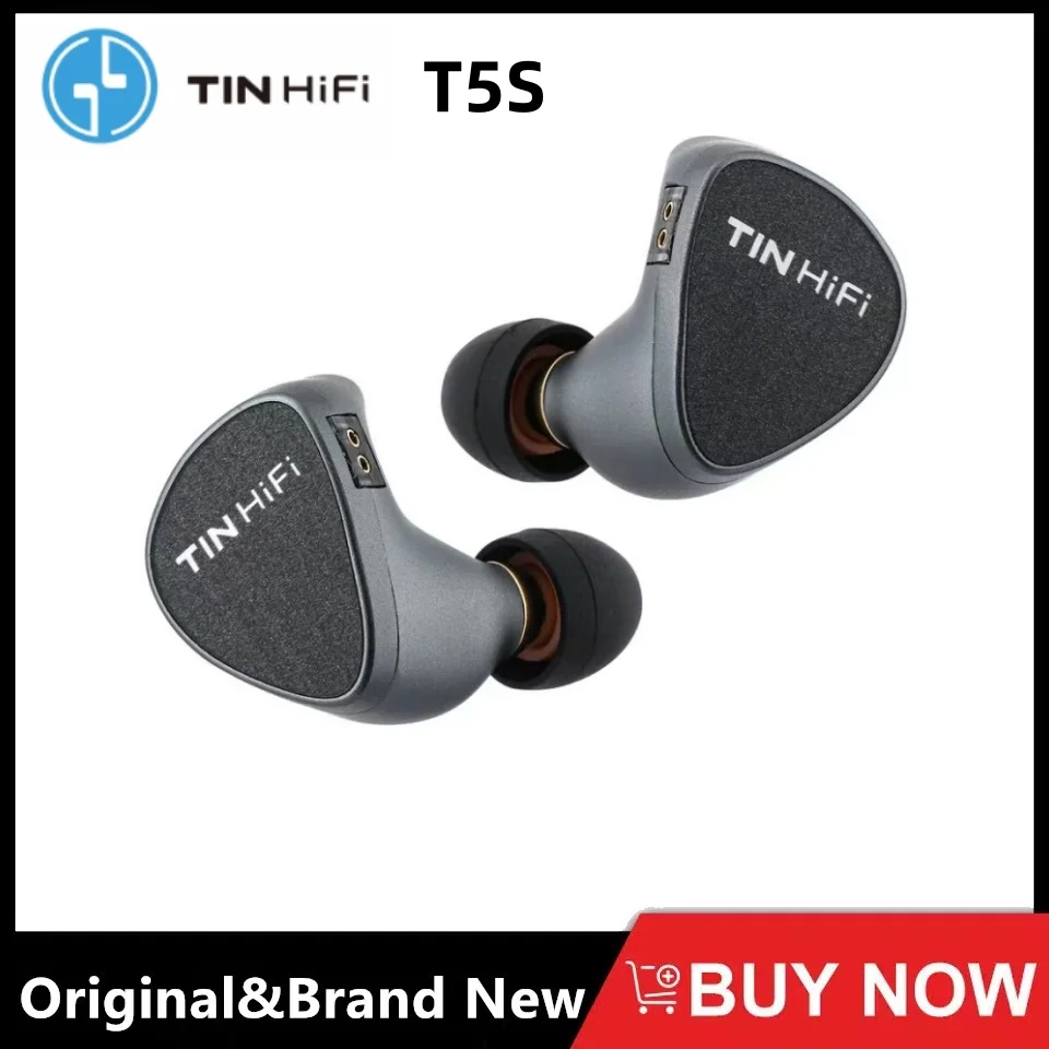 

TINHIFI T5S High-Definition Balanced Hi-Fi Earphone IEMs Wired Earbuds with Detachable IEM Cable for Musicians