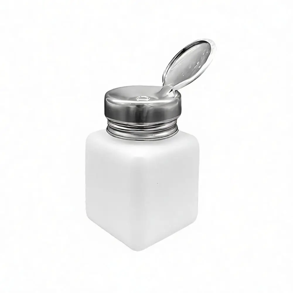 Anti Static Pump Bottle For Cleaner Solvent Press Type Liquid Storage Square Vessel Laboratory Electronics Tool