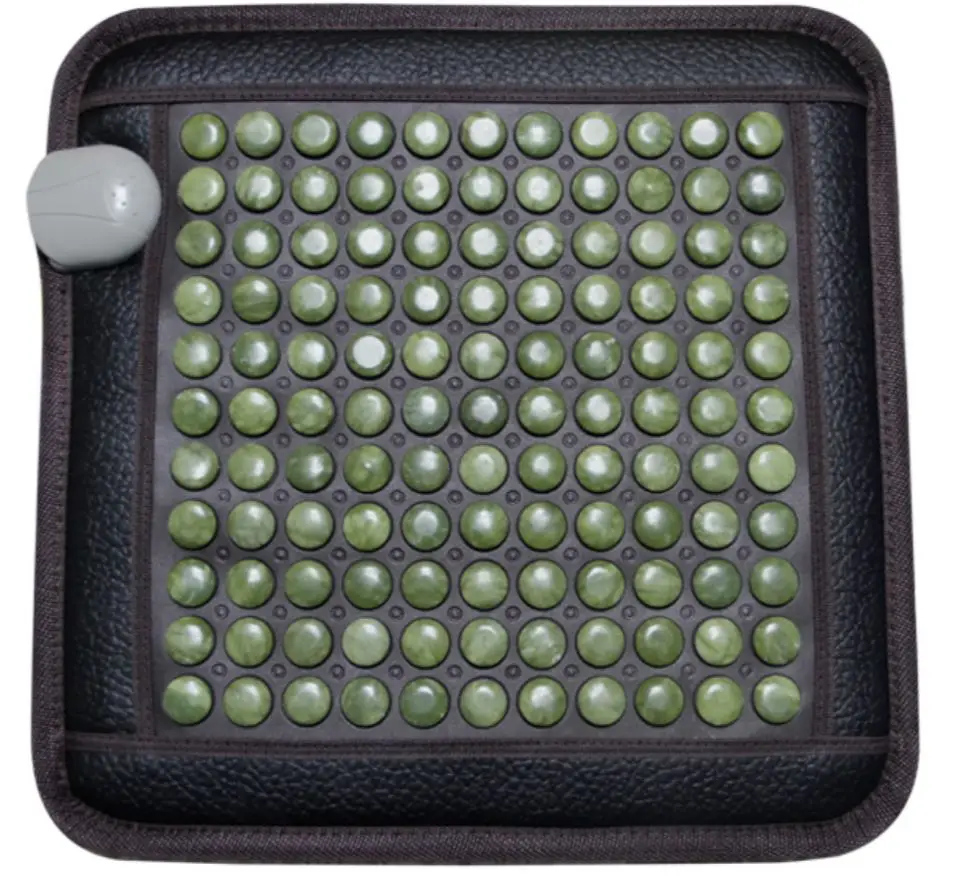 

natural jade stone chair cushion far-infrared electric heating office physiotherapy beautiful buttock cushion