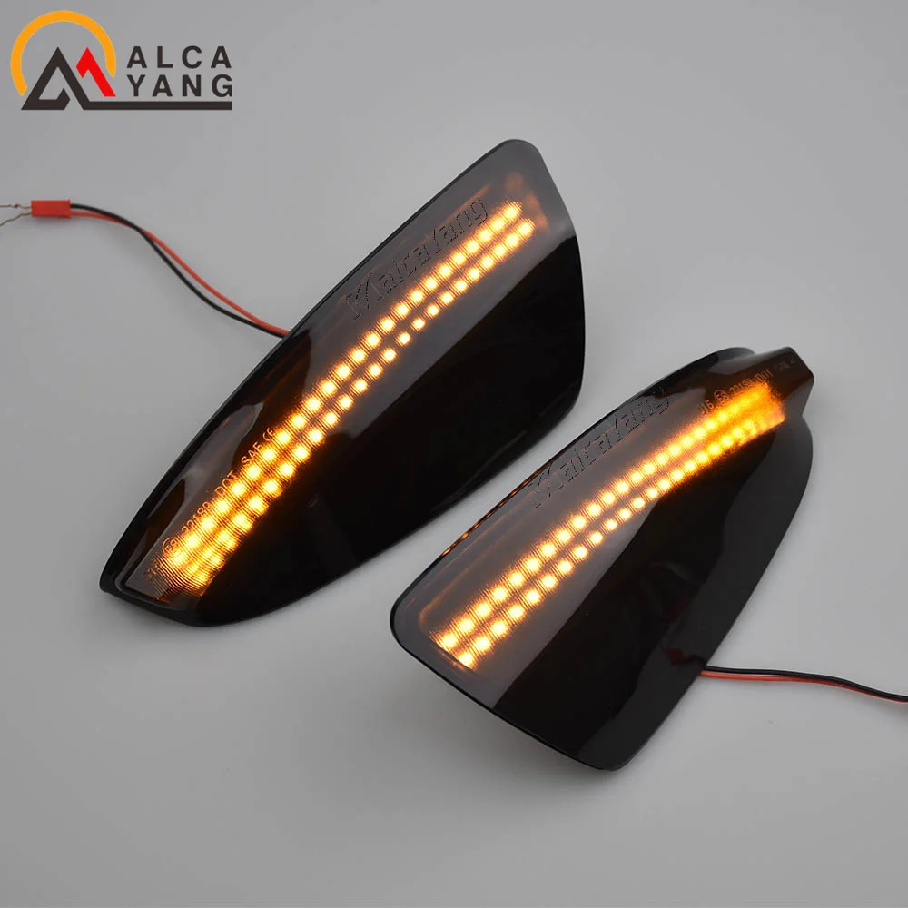 2PCS Blinker Licht Seite Spiegel Anzeige Blinker Für Mercedes Benz C Klasse W204 S204 Viano Vito W639 ML w164 Weiße LED DRL – Detail 5