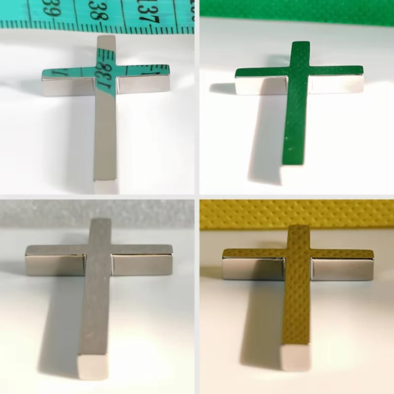 TA1 Pure Titanium Cross High Polish Men\'s Amulet Pendant Hypoallergenic Metal Titanium Jewelry
