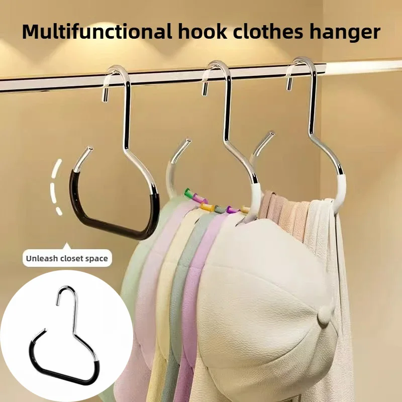 

10PCS Baseball Hat Hanger Closet Cap Rack Organizer Portable Hat Hanging Holder for Home Closet Scarf Towel Tie Storage Supplies