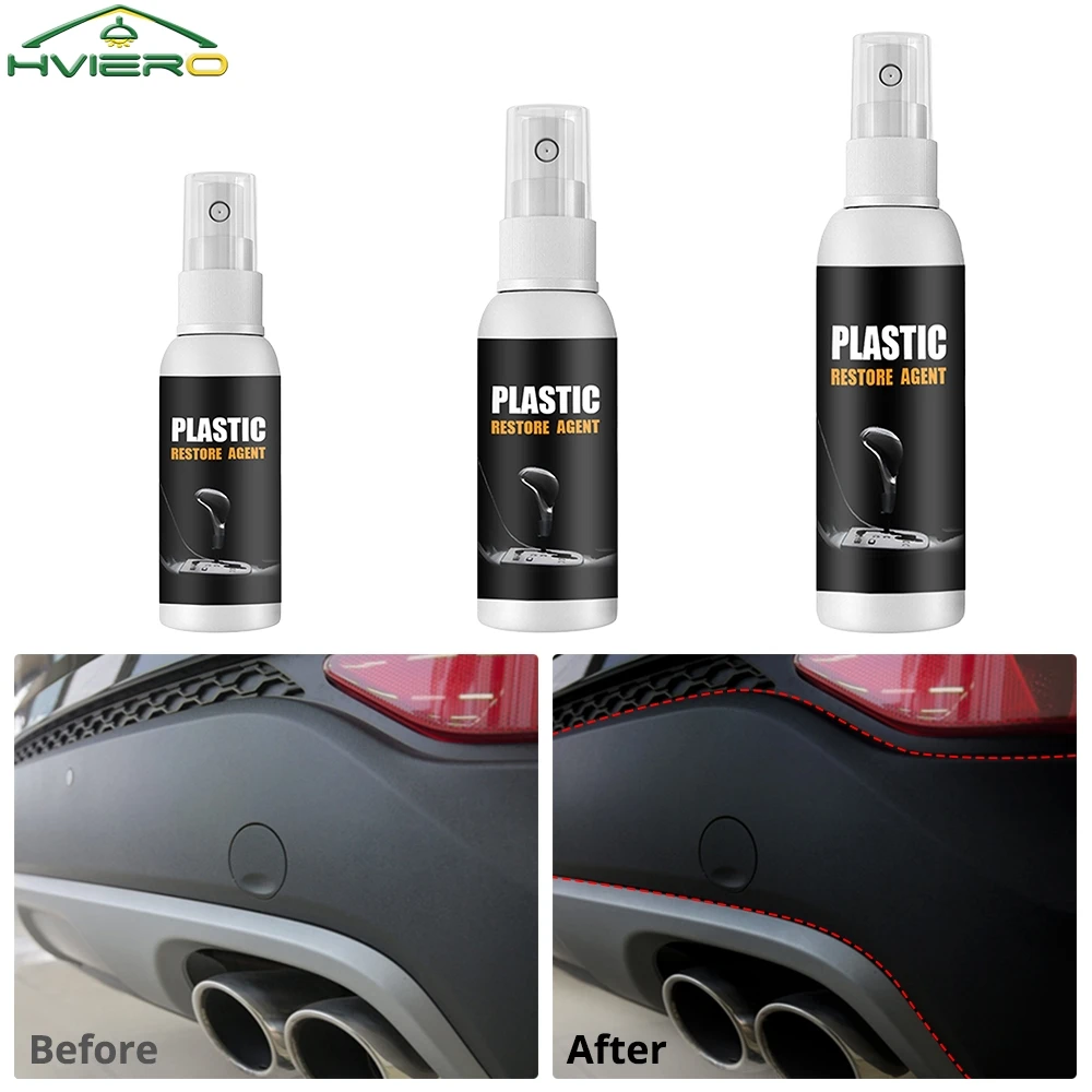 30ml/50ml/100ml Car Automotive Interior Maintenance Plastic Parts Retreading Repair Agent Clean Wax Instruments Panel Cleaning