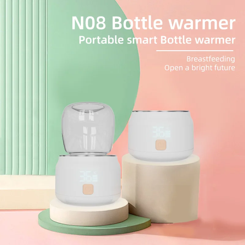 High Quality Portable Multifunctional Milk Warmer with Wireless Insulation and Small Volume USB Heated Baby Bottle Milk Warmer