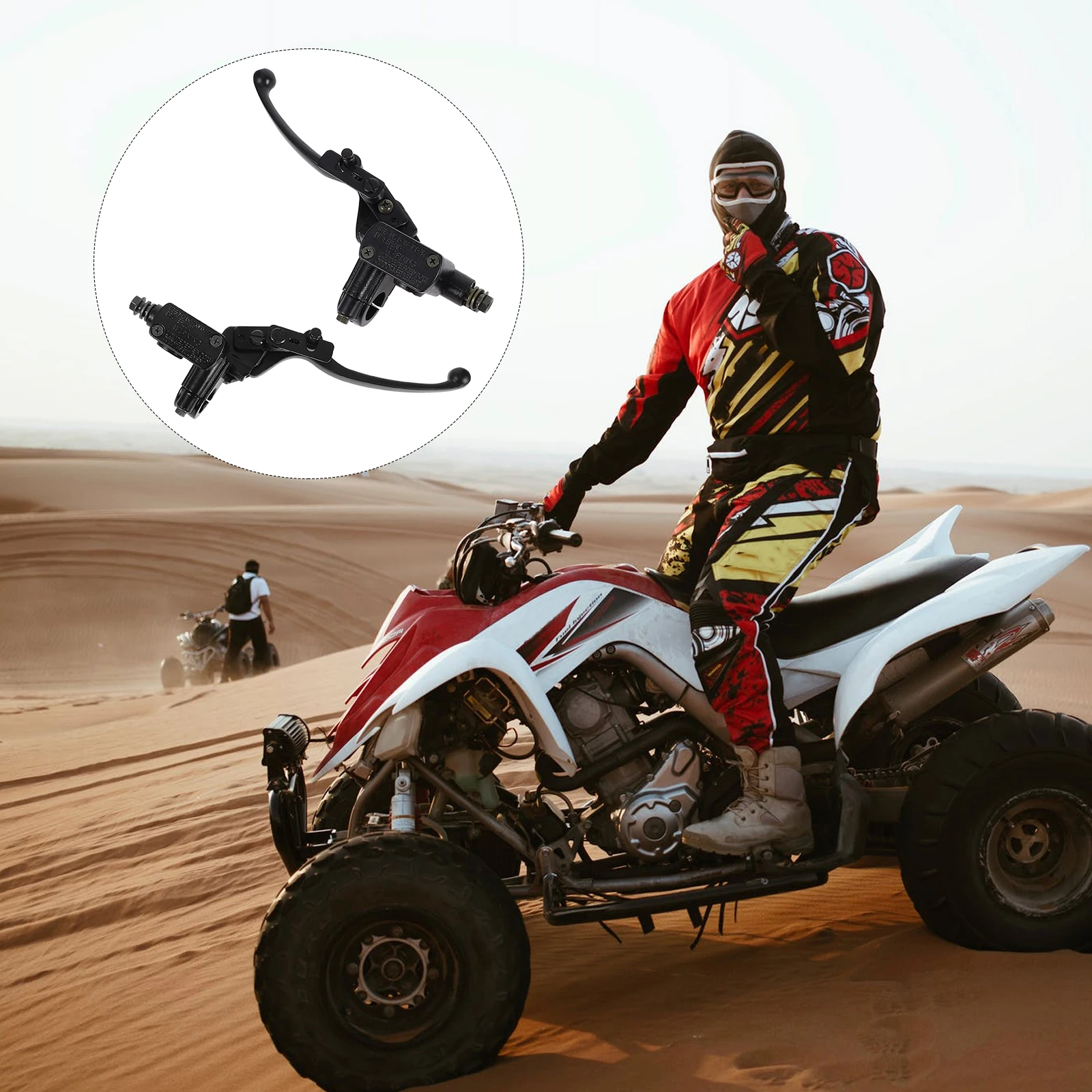 

2pcs Front Hydraulic Lever Handle Bar ATV Accessories Left Rear Master Durable Premium Material Easy Installation Great for Old
