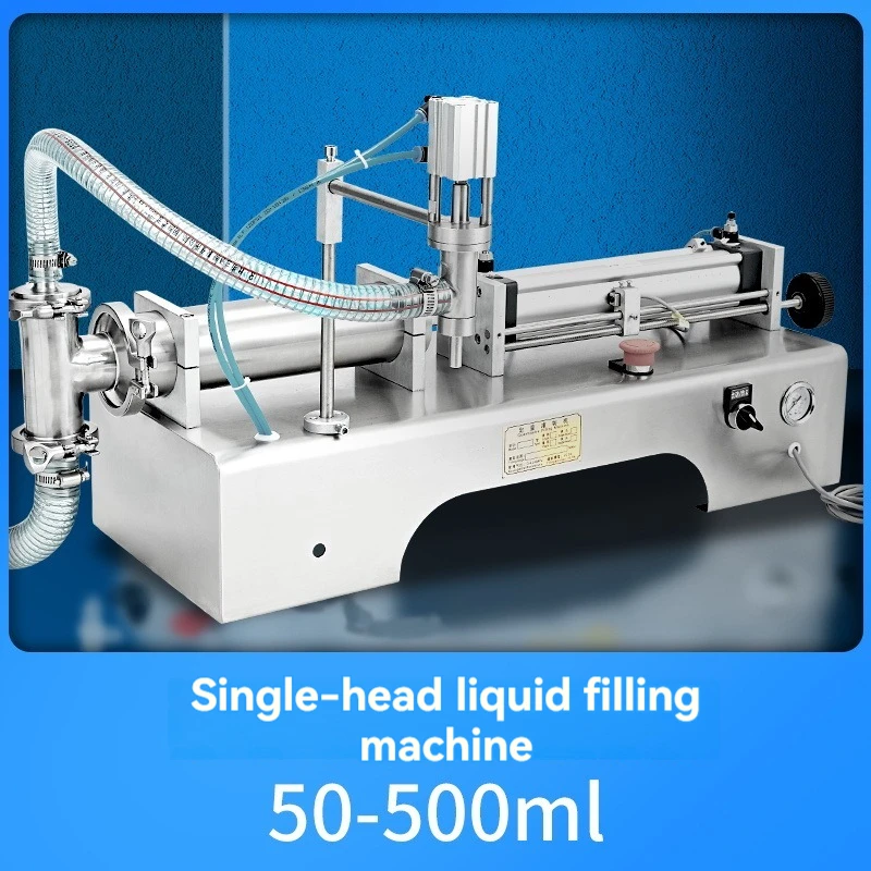 Liquid Horizontal Pneumatic Filling Machine Automatic Filling Machine Washing Liquid Single-head Liquid Dispenser