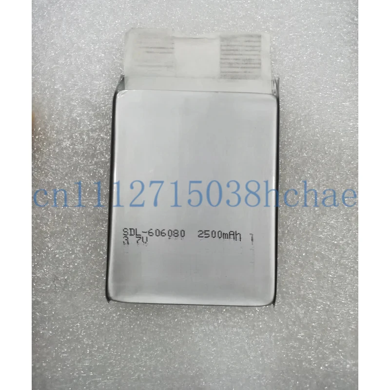 new SDL-606080 2500mah 3.7v  battery Electronic watch Start power supply