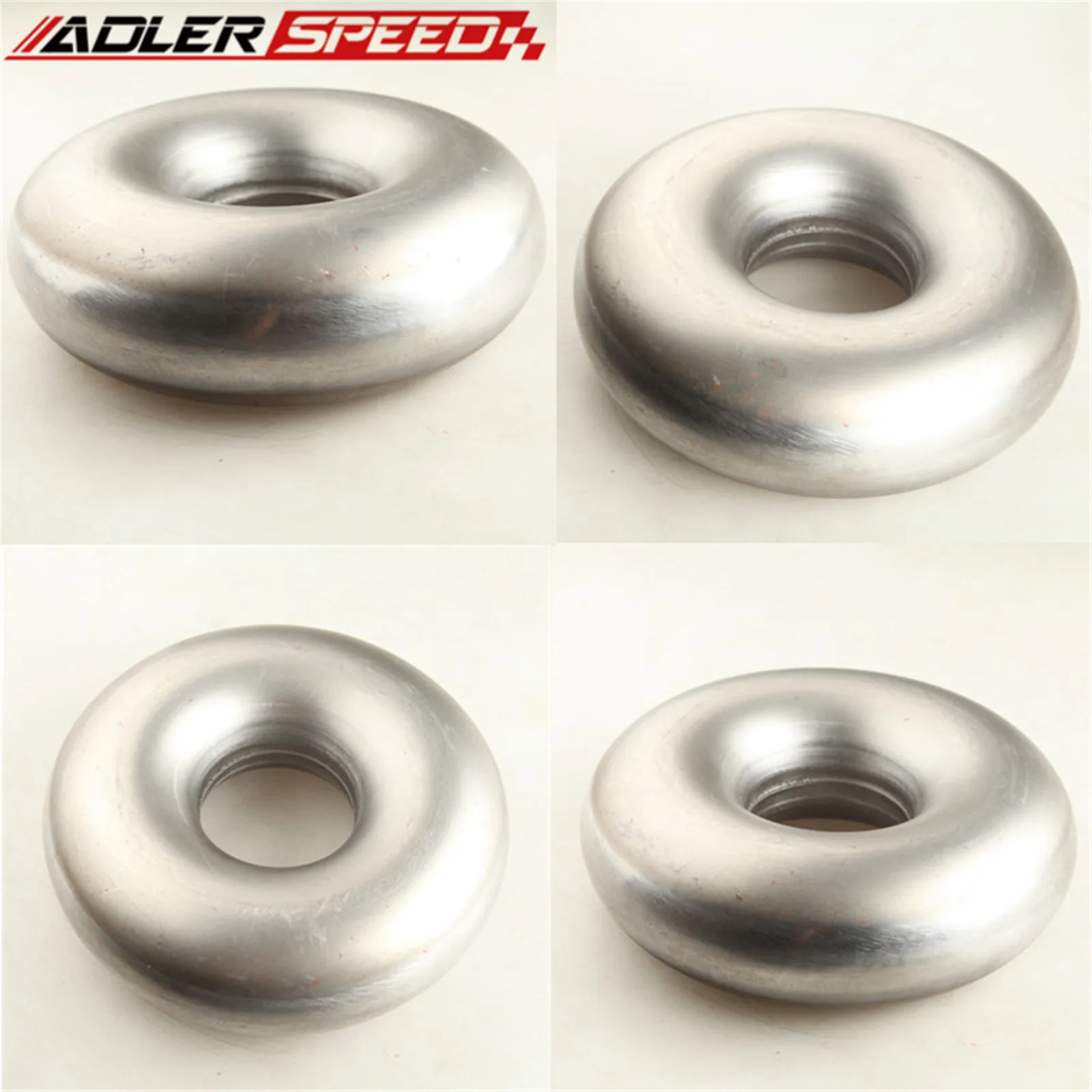 

ADLERSPEED 2.0” 2.25 ”2.5 ” 4.0” inch ID Mild Steel Mandrel Bend Donut 360 Degree Intake Pipe