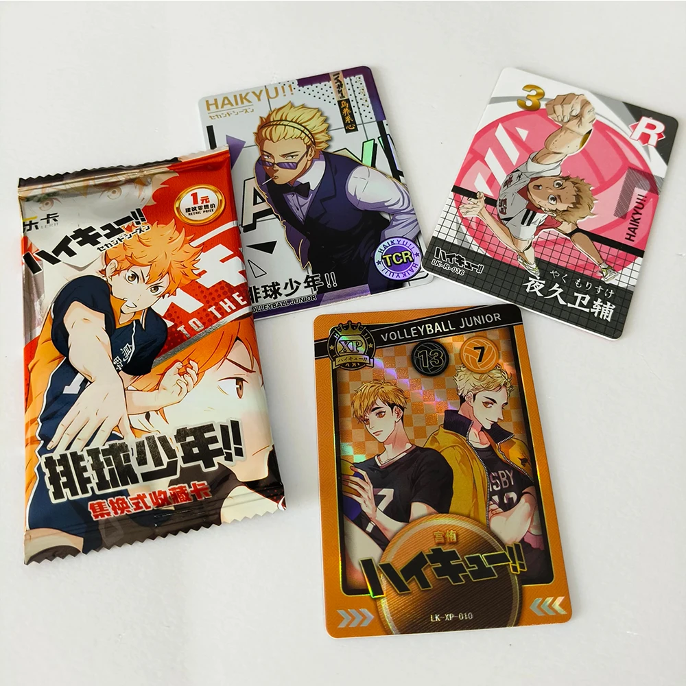 Haikyuu Card The Junkyard Showdown Is Coming Hotly with A Passionate Opening Classic Collectible Card Toys and Gifts