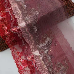 1 Yards Multicolor Laser Butterfly Embroidery Lace Exquisite Pattern Mesh Lace Underwear Clothing Accessories Wholesale